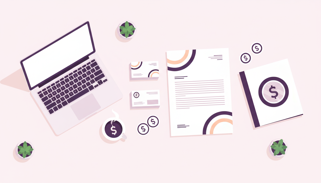 Geschäftsausstattung drucken: So bringst du dein Corporate Design als Blogger auf Papier